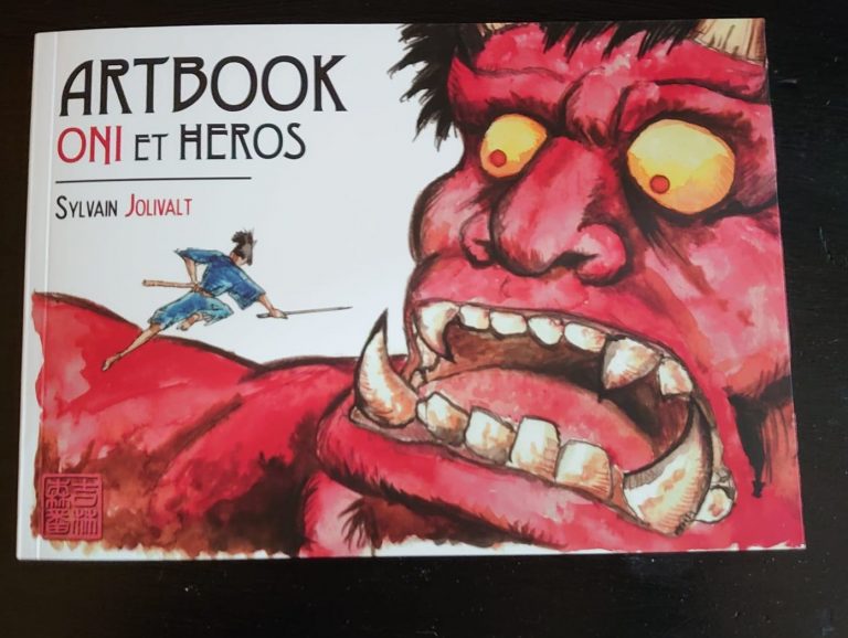 Couverture de l'Artbook Oni et Héros © Sylvain Jolivalt - Ne pas reproduire ou exploiter sans autorisation