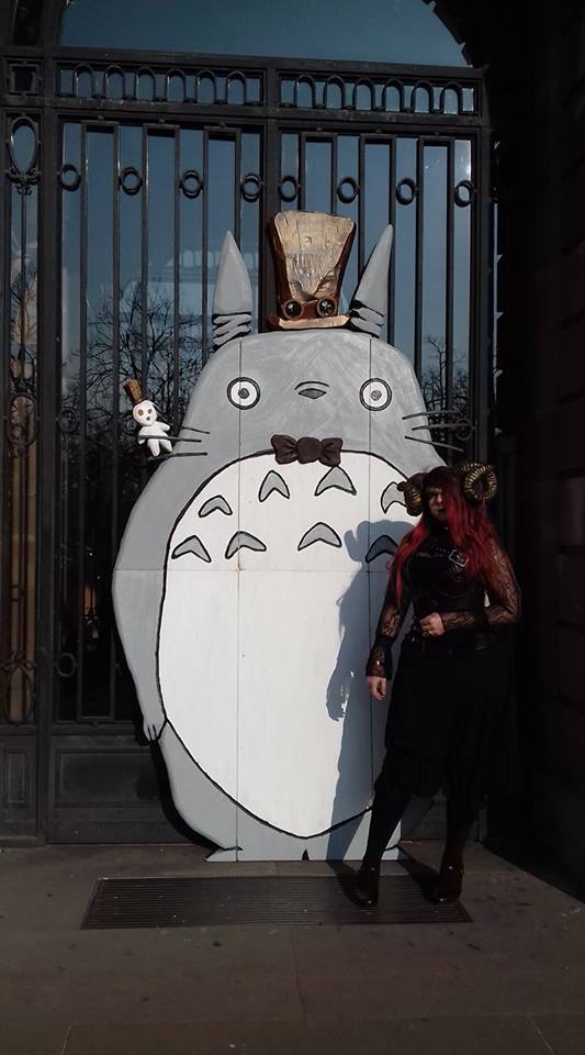 Décor Totoro avec noeud papillon