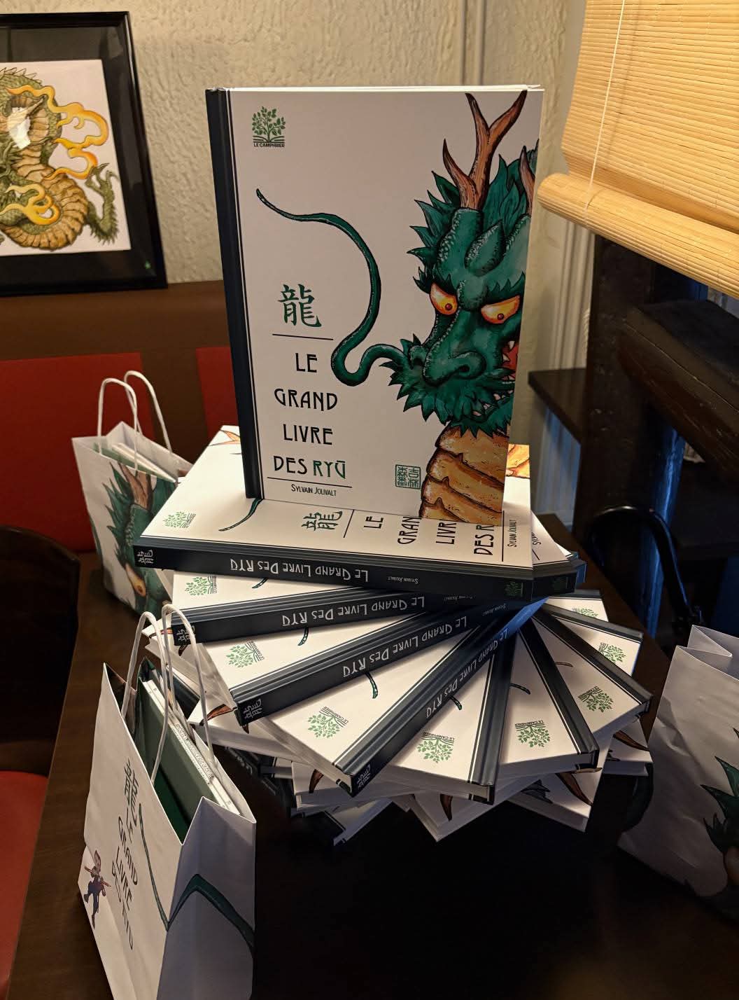 Pile de livres : Le Grand Livre des Ryû