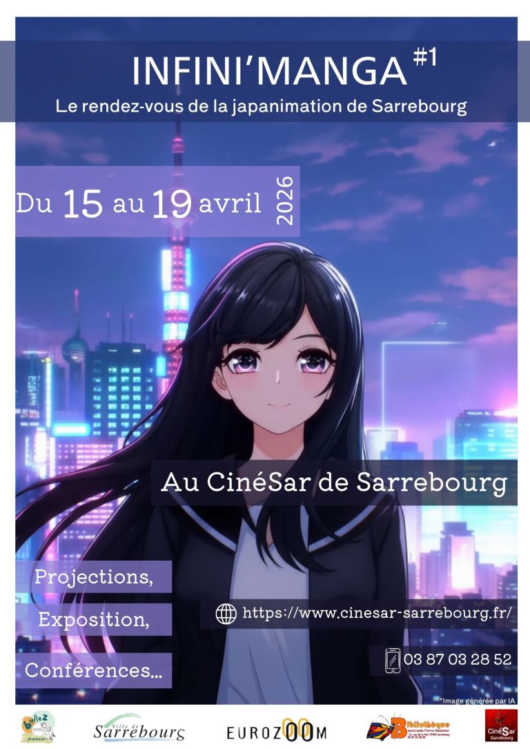 Affiche Infini'Manga - Sarrebourg 2026