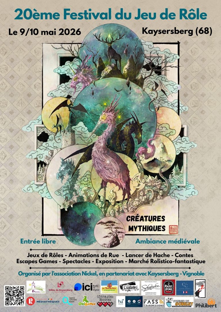 Affiche Festival Jeu de rôles Kaysersberg 2026