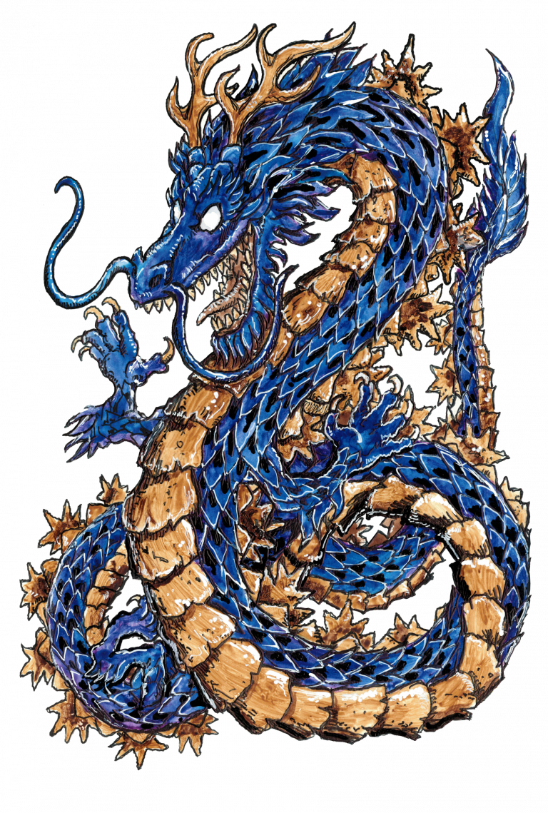 Dragon bleu ©Sylvain Jolivalt - Ne pas reproduire ou exploiter sans autorisation