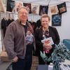 Mme Trautmann me rend visite sur mon stand Mme Trautmann me rend visite sur mon stand