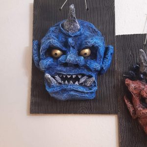 Masques de oni finis
