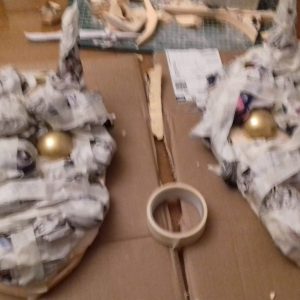 Masques de oni : mise en forme