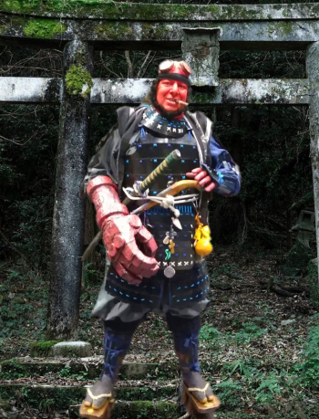 Cosplay : Hellboy samurai