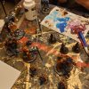 Mise en peinture de la figurine "Oni" Mise en peinture de la figurine "Oni"