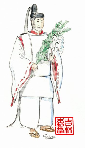 Prêtre shintô ©Sylvain jolivalt - Ne pas reproduire ou exploiter sans autorisation