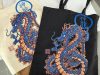 Tote-bags dragon bleu Tote-bags dragon bleu