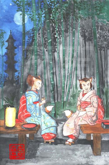 Renardes maiko ©Sylvain jolivalt - Ne pas reproduire ou exploiter sans autorisation