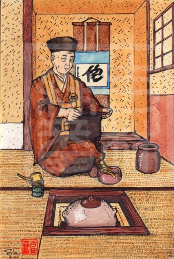 Sen no Rikyû, le maître de thé ©Sylvain jolivalt - Ne pas reproduire ou exploiter sans autorisation