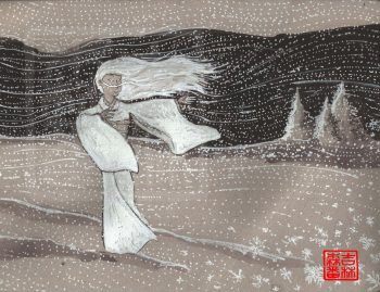 YukiOnna : dame des Neiges ©Sylvain jolivalt - Ne pas reproduire ou exploiter sans autorisation