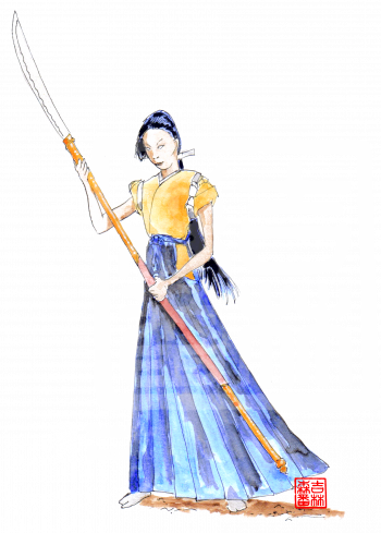 Naginata besshikime ©Sylvain jolivalt - Ne pas reproduire ou exploiter sans autorisation