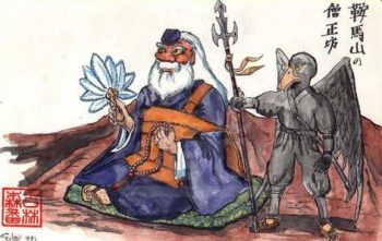 Sôjôbô : Tengu protecteur du Mont Kurama ©Sylvain jolivalt - Ne pas reproduire ou exploiter sans autorisation